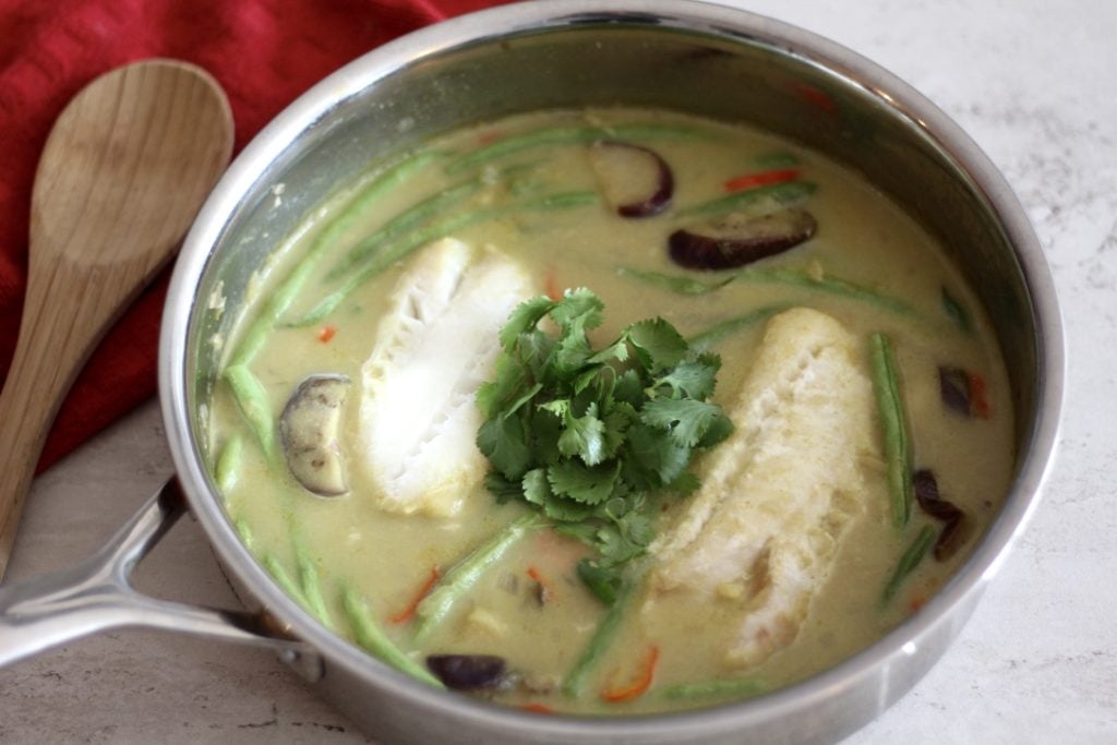 Thai Cod Green Curry Recipe Stephanie Kay Nutrition