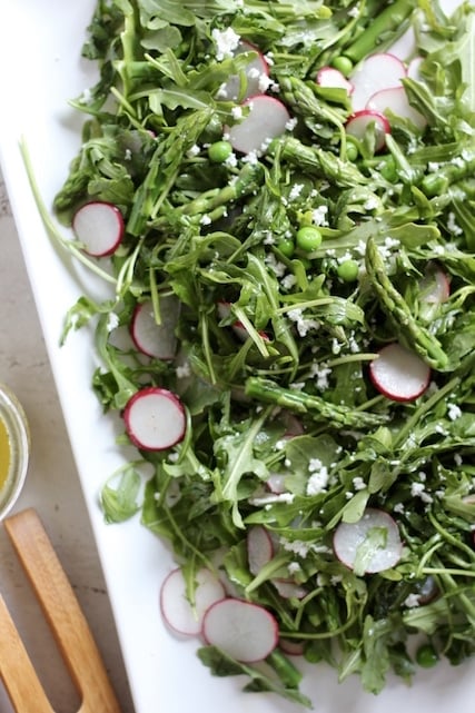 Spring Salad 1 Asparagus & Radish Spring Salad