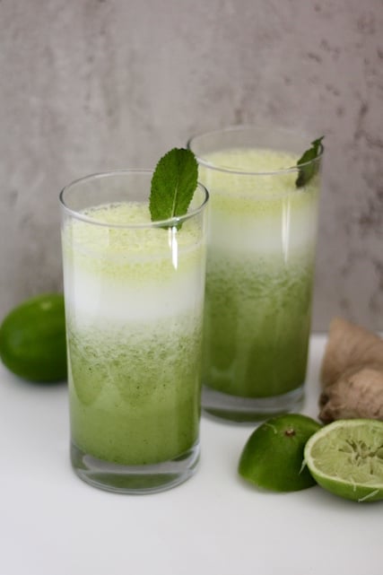 Pineapple Mint Smoothie Pineapple Mint Smoothie