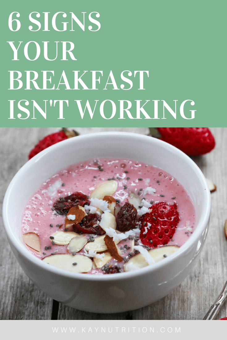 6 Signs Your Breakfast Isn't Working