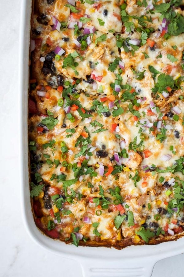 Chicken Burrito Casserole Stephanie Kay Nutrition