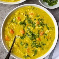 Golden Chicken Lentil Soup-image
