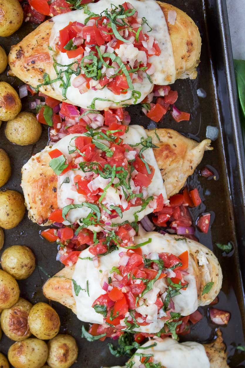 Chicken Breast Sheet Pan Dinner