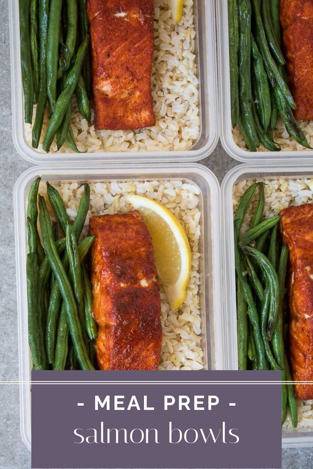 Salmon Meal Prep Bowls - Stephanie Kay Nutrition