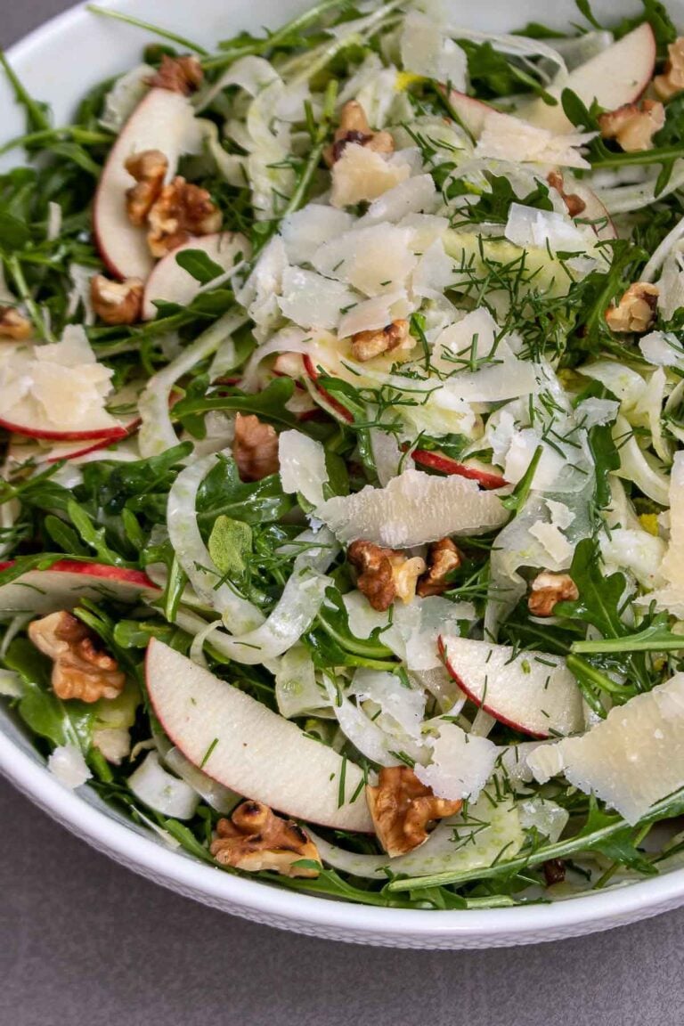 Fennel Apple Salad with Arugula Stephanie Kay Nutrition