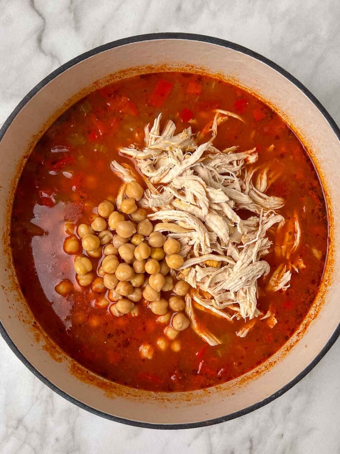 Chickpea Chicken Soup - Stephanie Kay Nutrition