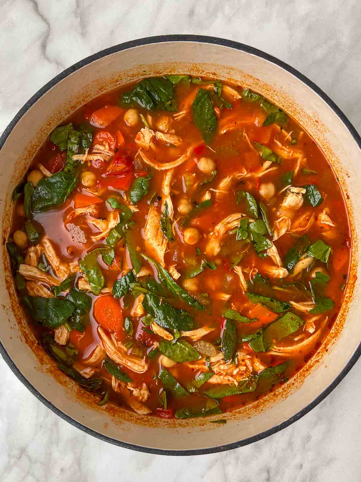 Chickpea Chicken Soup - Stephanie Kay Nutrition
