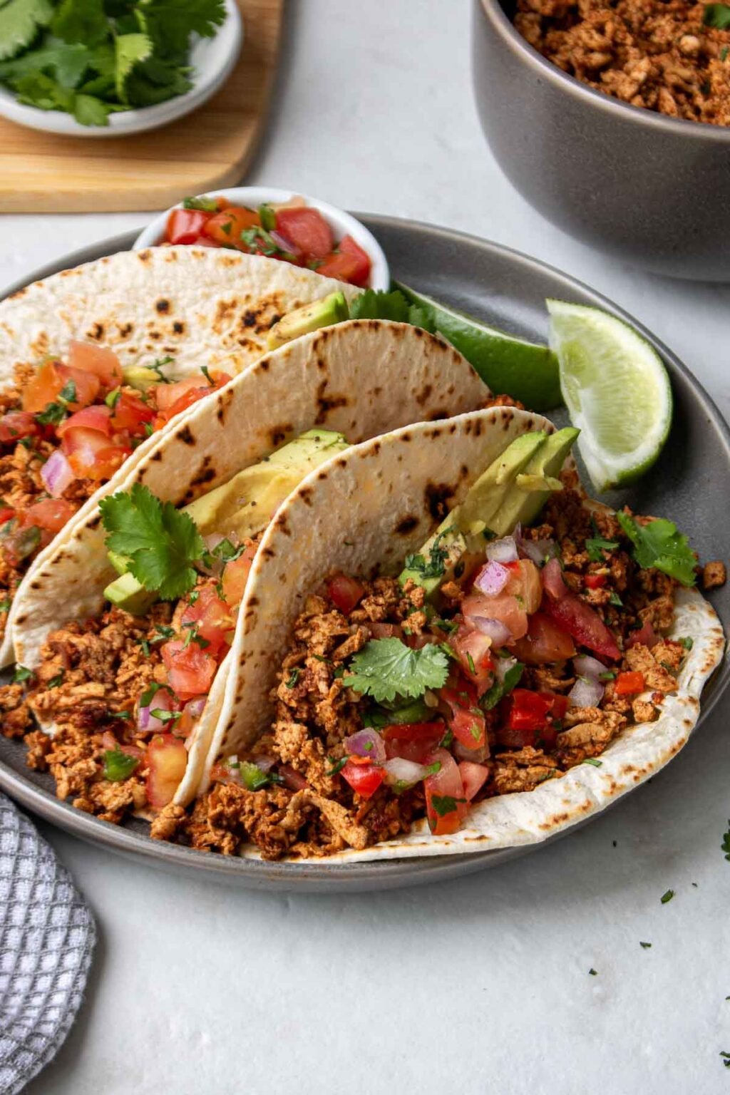 Shredded Tofu Tacos Stephanie Kay Nutrition