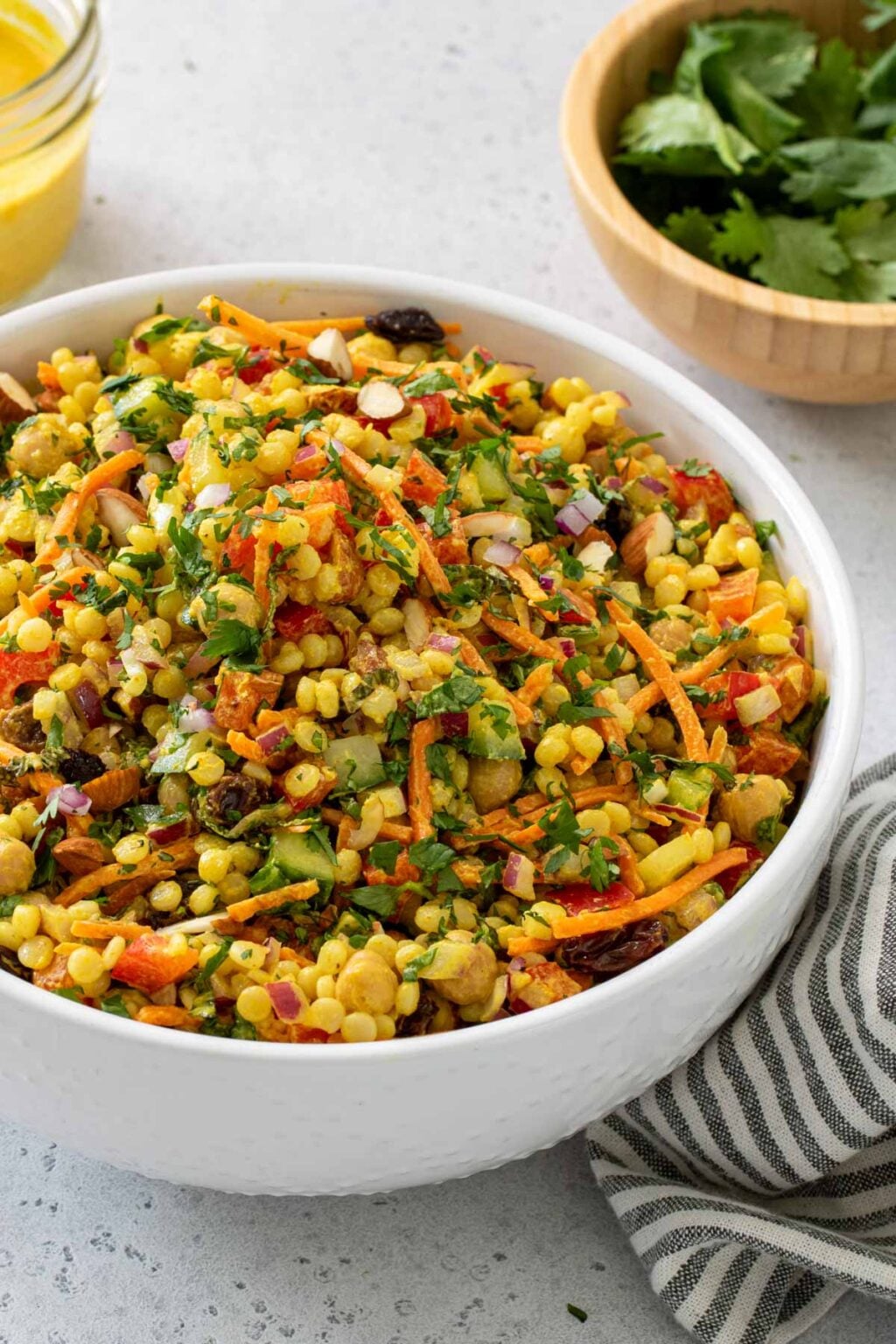 Curried Couscous Chickpea Salad - Stephanie Kay Nutrition