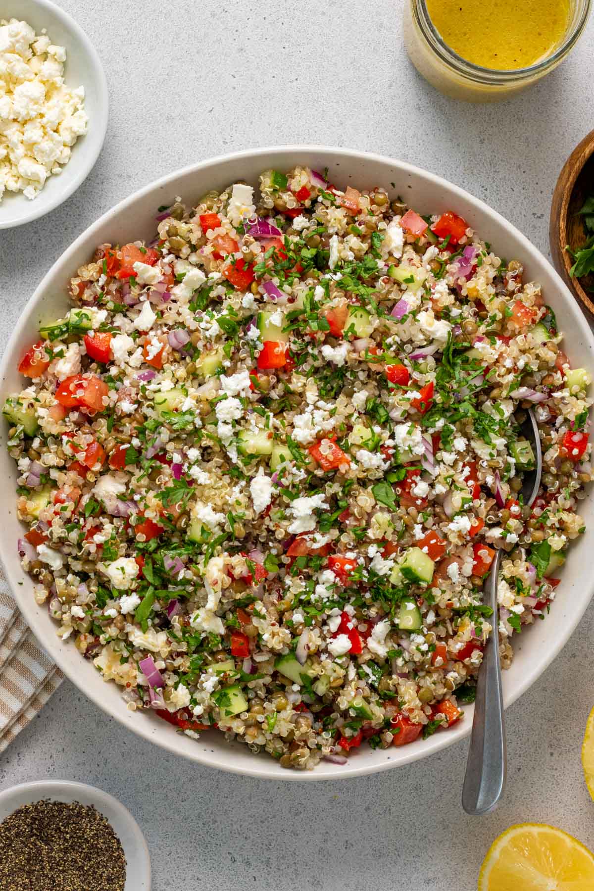 Quinoa Lentil Salad Easy Lentil Quinoa Salad With Herbed Vinaigrette Quinoa Lentil Salad Easy Lentil Quinoa Salad With Herbed Vinaigrette